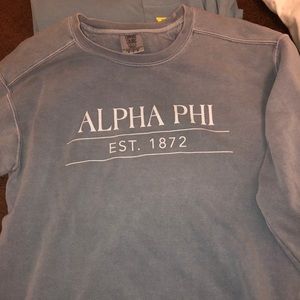 Alpha phi crewneck